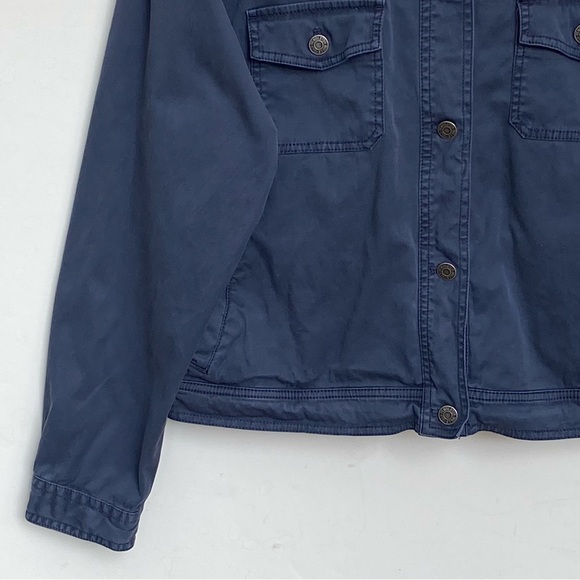 PENDLETON Women’s Navy Blue Canvas Button Front Jacket size XL - Picture 2 of 5